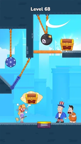 Cut Master: Fun Rope Cut Game — скриншот 2 Cut Master: Fun Rope Cut Game — скриншот 2