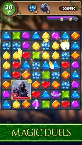 Avalon Jewels Match-3 — скриншот 4