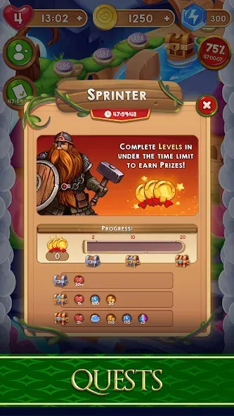 Avalon Jewels Match-3 — скриншот 5
