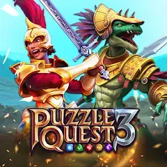 Взломанная Puzzle Quest 3 - Match 3 RPG на Андроид — Много денег
