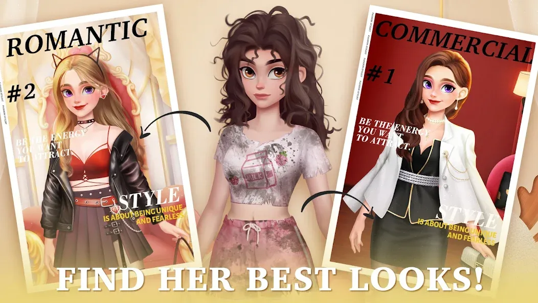 Fantasy Stylist: Match 3 — скриншот 2