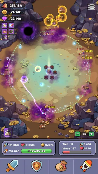 Wild Survival - Idle Defense — скриншот 5