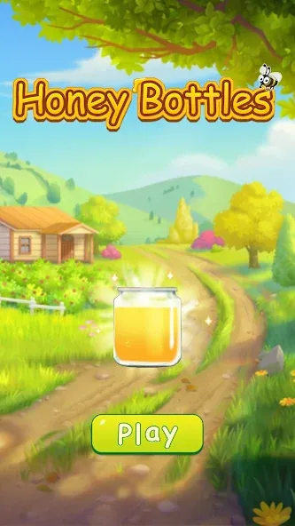 Honey Bottles - merge puzzle — скриншот 1