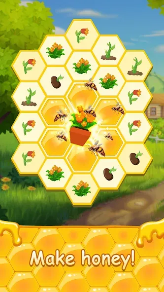 Honey Bottles - merge puzzle — скриншот 3