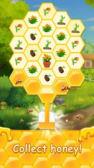 Honey Bottles - merge puzzle — скриншот 4