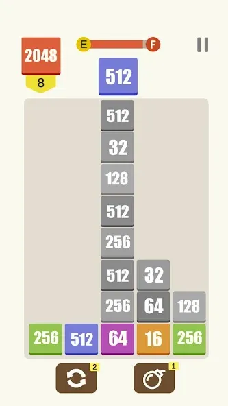 Target 2048 — скриншот 2 Target 2048 — скриншот 2