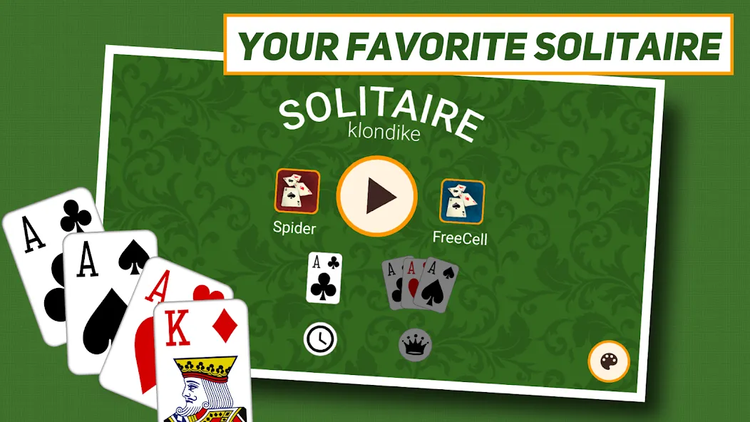 Klondike Solitaire: Classic — скриншот 1 Klondike Solitaire: Classic — скриншот 1