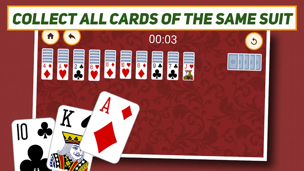 Spider Solitaire: Classic — скриншот 3