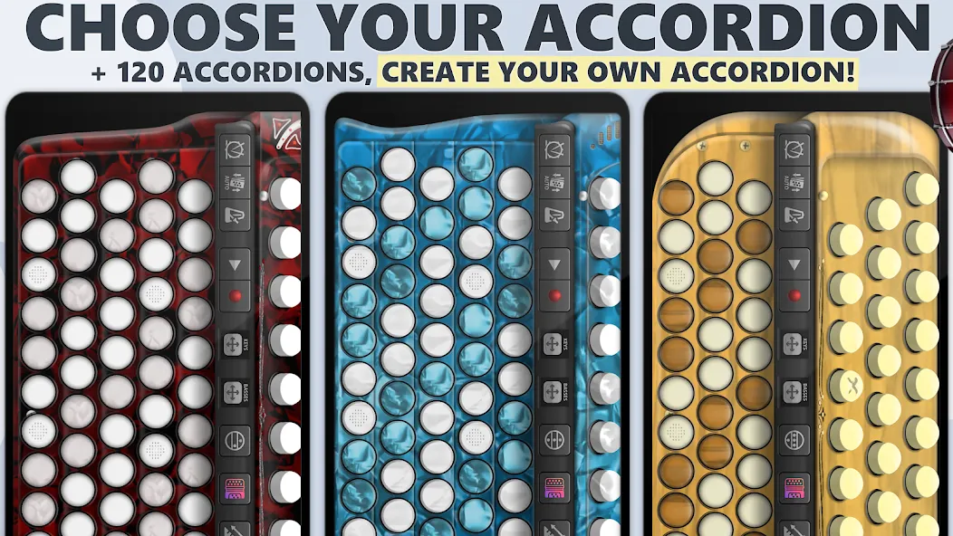 Accordion Chromatic Button — скриншот 2