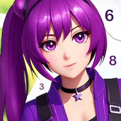 Anime Manga Color by Numbers — Много денег и без рекламы