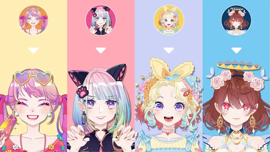 Anime Avatar Maker 2: Dress Up — скриншот 5