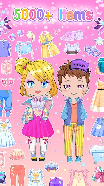 Chibi Doll Dress Up Games — скриншот 3