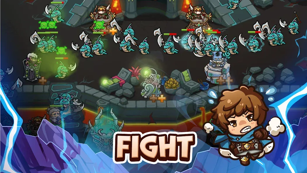 Crazy Defense Heroes - TD Game — скриншот 3