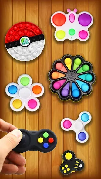 Antistress: Pop It Games 3D — скриншот 1