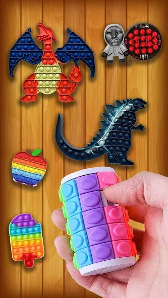 Antistress: Pop It Games 3D — скриншот 2