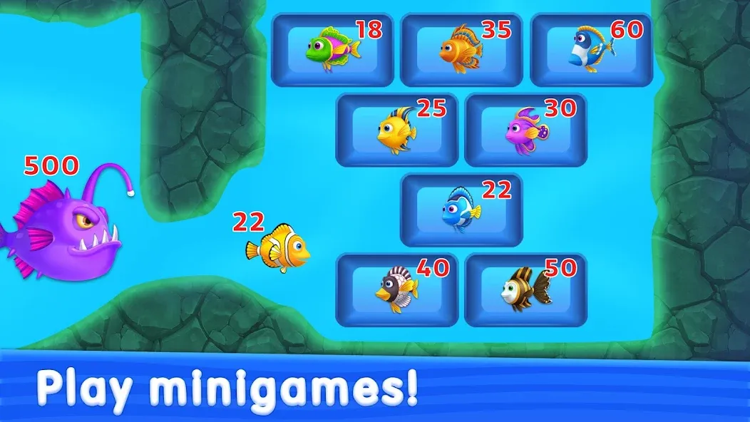 Solitaire TriPeaks: Aquarium — скриншот 2
