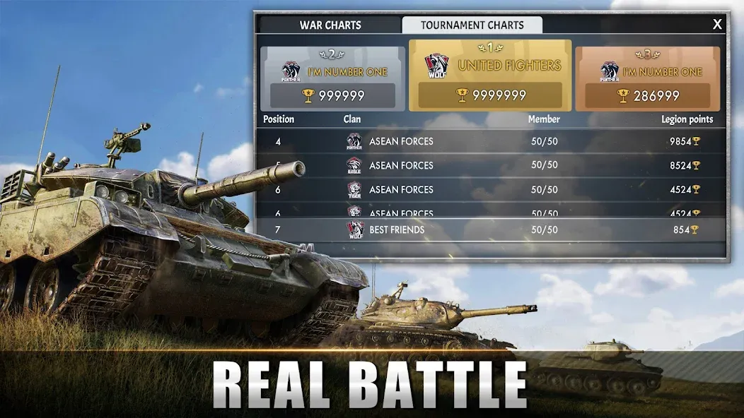 Tank Warfare: PvP Battle Game — скриншот 2 Tank Warfare: PvP Battle Game — скриншот 2