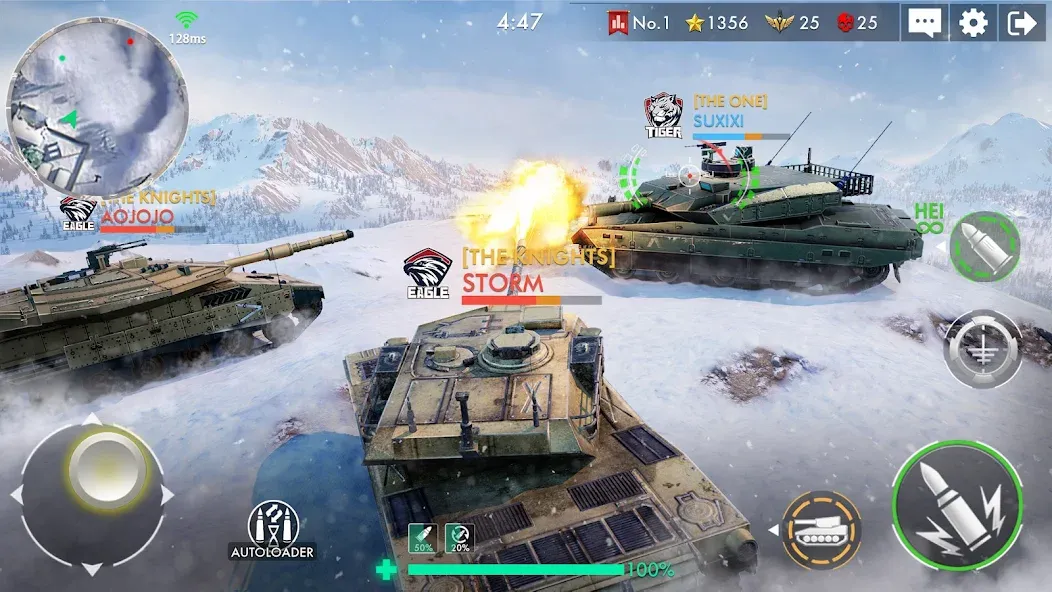 Tank Warfare: PvP Battle Game — скриншот 5