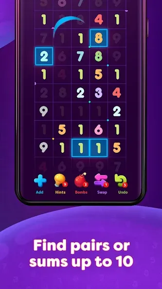 Numberzilla: Number Match Game — скриншот 3