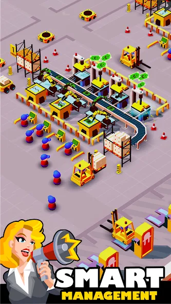 Idle Smartphone Tycoon Factory — скриншот 1