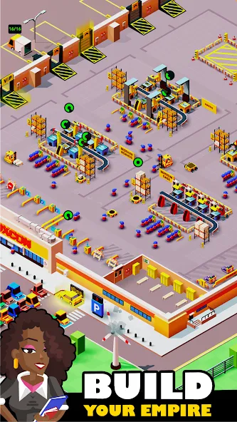 Idle Smartphone Tycoon Factory — скриншот 2