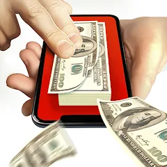 Взломанная Money cash clicker — Много денег