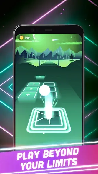 Hop Tiles 3D: Hit music game — скриншот 2