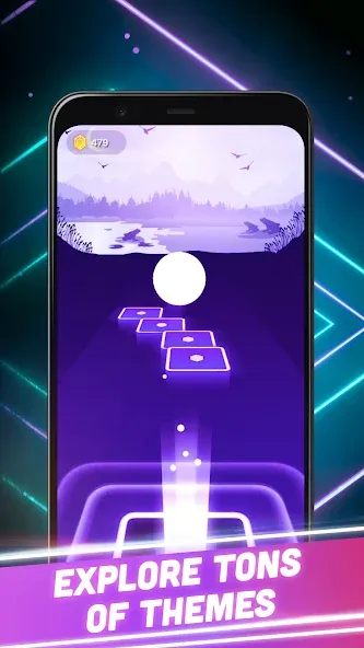 Hop Tiles 3D: Hit music game — скриншот 3