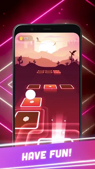 Hop Tiles 3D: Hit music game — скриншот 4