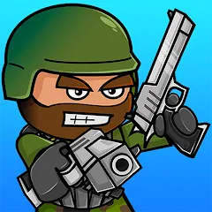 Скачать Mini Militia - War.io — версия Мод меню, бесконечное здоровье и патроны