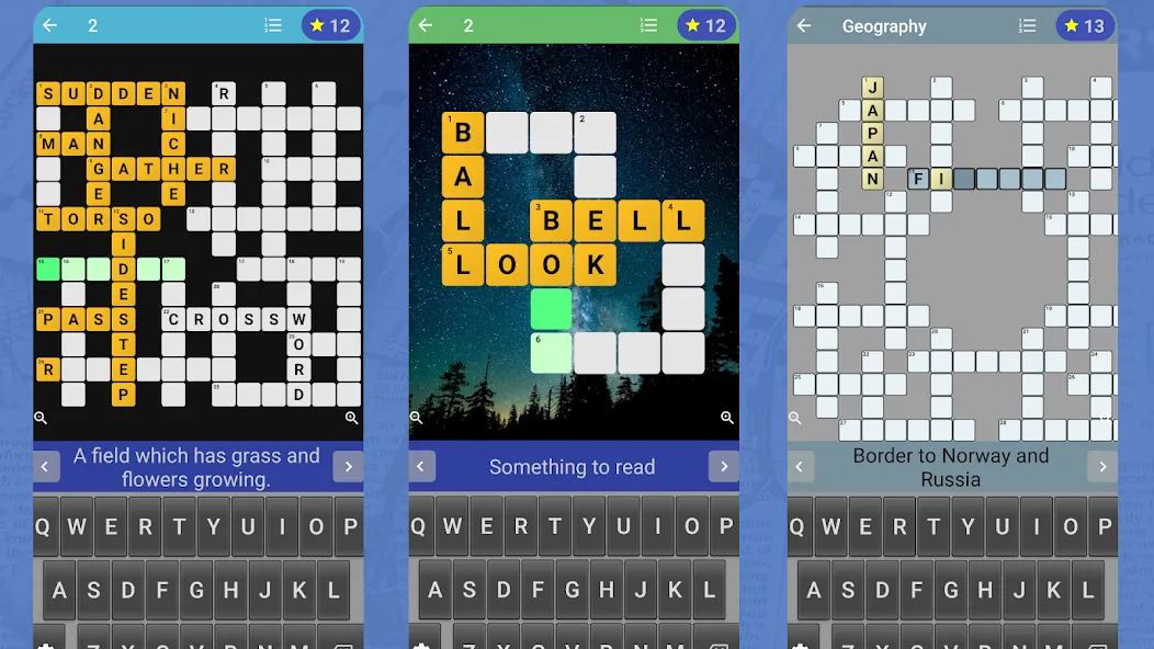 English Crossword puzzle — скриншот 1 English Crossword puzzle — скриншот 1