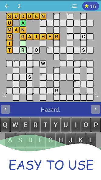 English Crossword puzzle — скриншот 2 English Crossword puzzle — скриншот 2