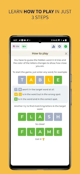 Wordly - Daily Word Game — скриншот 2 Wordly - Daily Word Game — скриншот 2