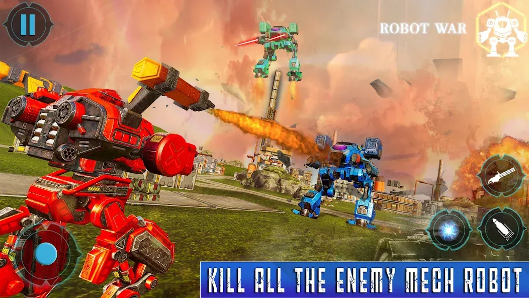 Spider Mech Wars - Robot Game — скриншот 1