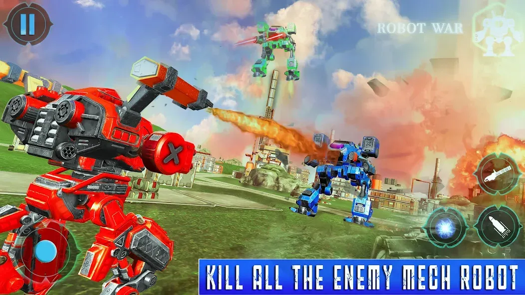 Spider Mech Wars - Robot Game — скриншот 2