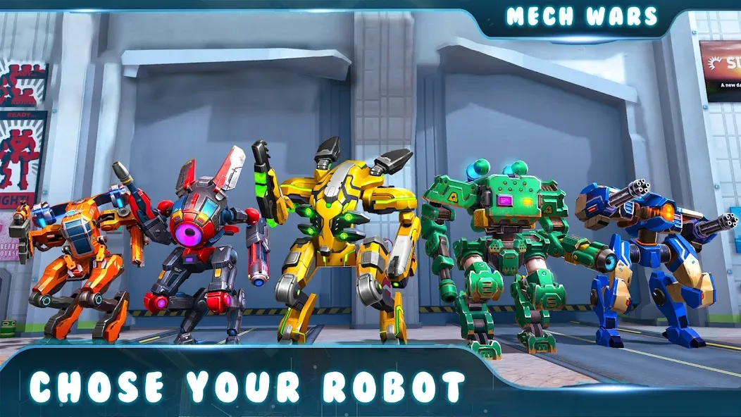 Spider Mech Wars - Robot Game — скриншот 3