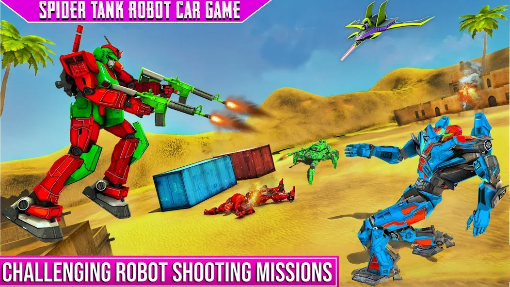 Spider Mech Wars - Robot Game — скриншот 4