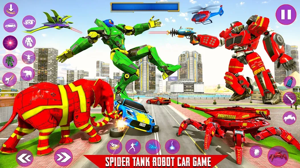 Spider Mech Wars - Robot Game — скриншот 5
