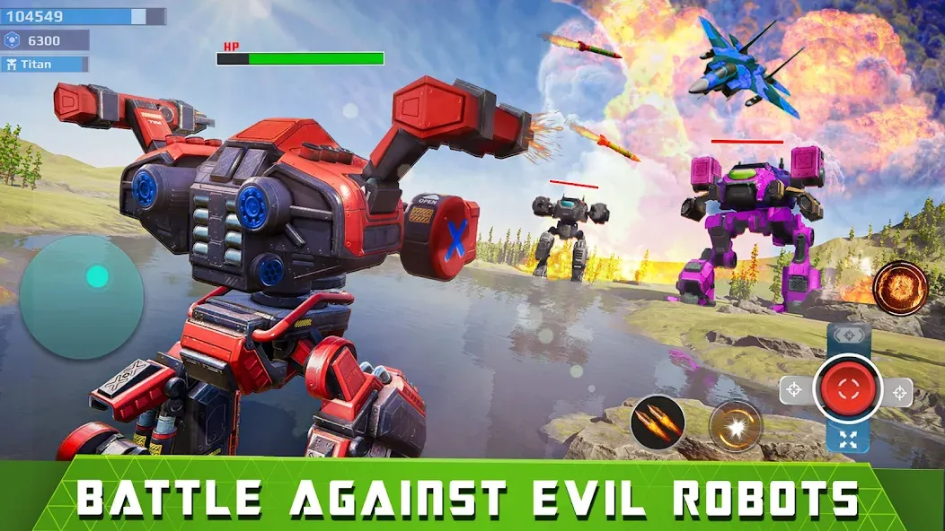 Mech Robot Wars - Multi Robot — скриншот 1