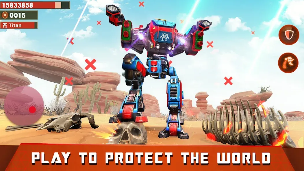 Mech Robot Wars - Multi Robot — скриншот 3