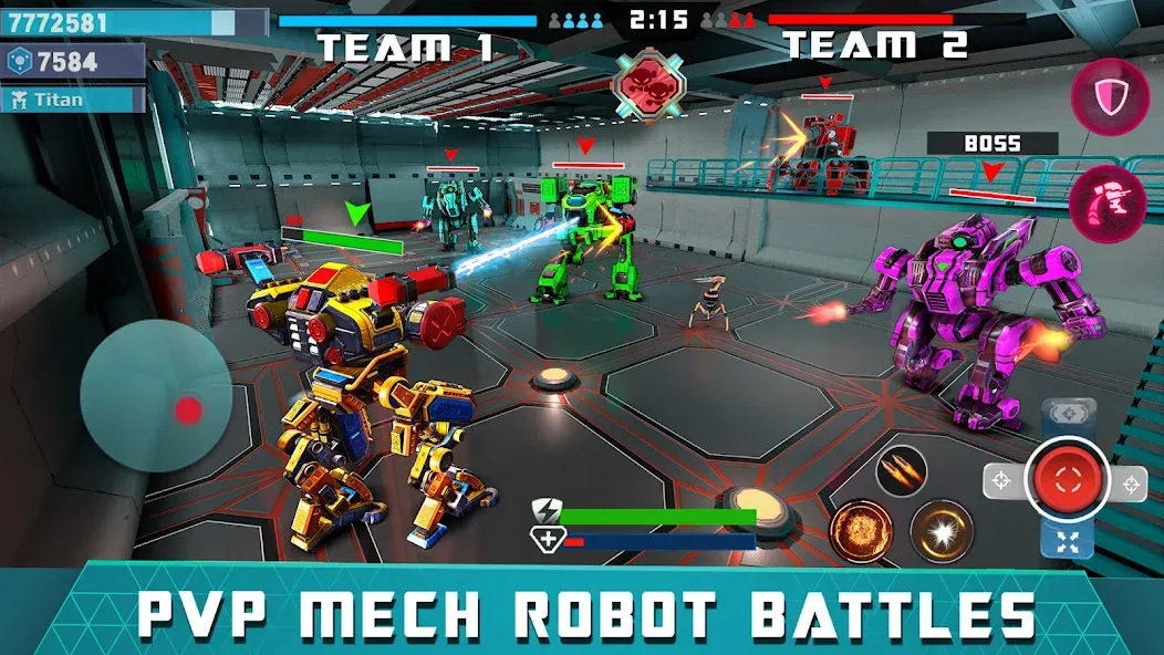 Mech Robot Wars - Multi Robot — скриншот 5