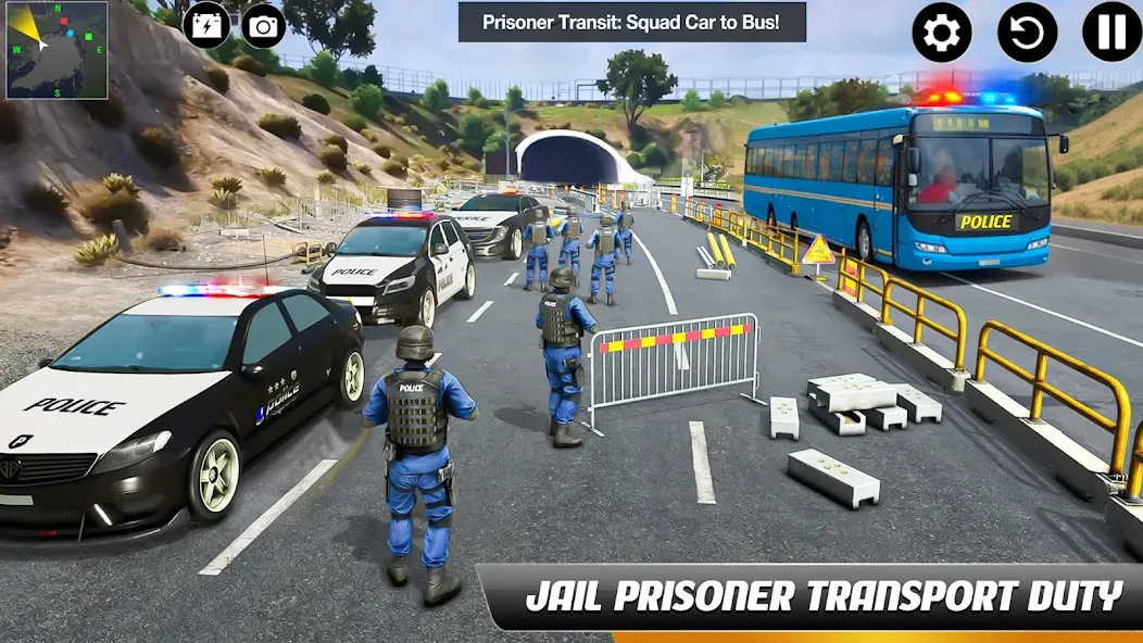 Police Bus Simulator Bus Games — скриншот 2 Police Bus Simulator Bus Games — скриншот 2