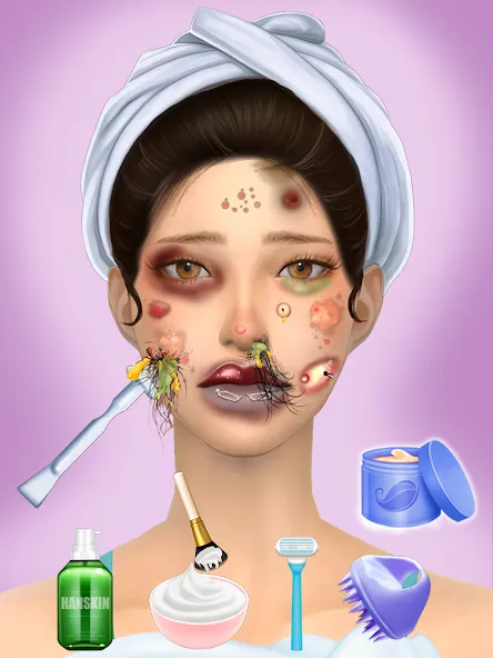 Waxing Spa ASMR Makeover Salon — скриншот 1