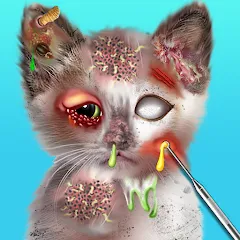 Скачать Virtual Cat ASMR Spa Makeover MOD на телефон — Много денег
