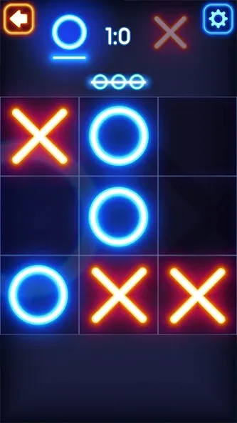 Tic Tac Toe Glow: 2 Players — скриншот 5