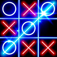 Взлом Tic Tac Toe Glow: 2 Players на Андроид — Все темы разблокированы