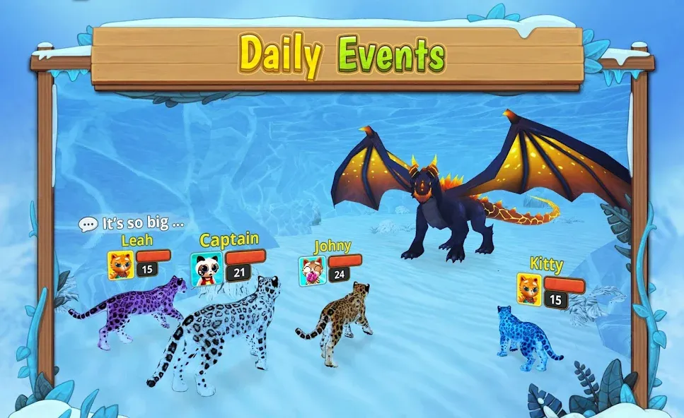 Snow Leopard Family Sim Online — скриншот 4 Snow Leopard Family Sim Online — скриншот 4
