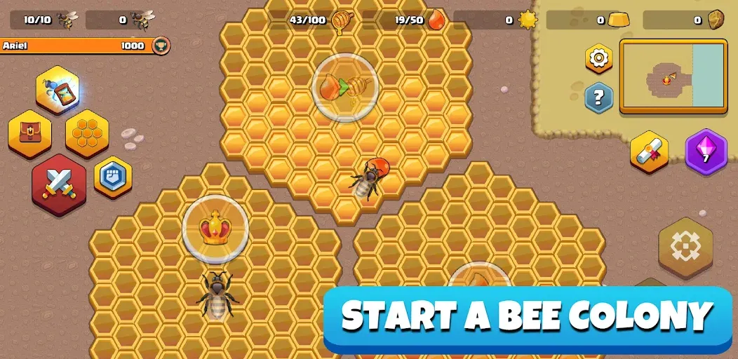Pocket Bees: Colony Simulator — скриншот 1