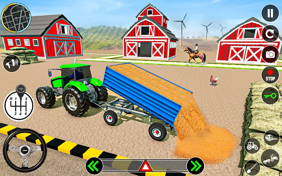 Tractor Farming: Tractor Games — скриншот 5