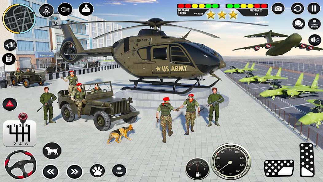 Army Vehicle Transport Truck — скриншот 2 Army Vehicle Transport Truck — скриншот 2